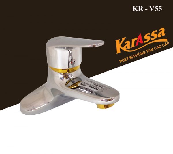 Vòi lavabo đúc đồng Karassa KR-V55