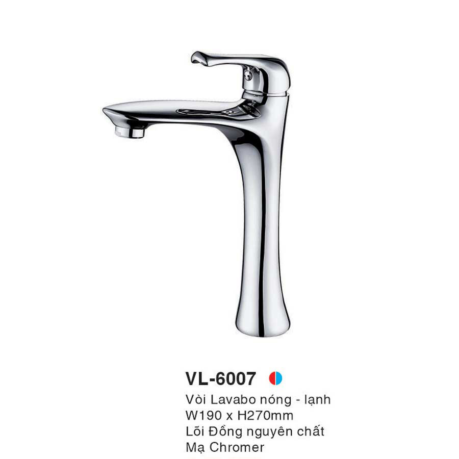 Vòi lavabo nóng lạnh Euroto VL-6007