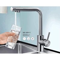 Vòi rửa bát nóng lạnh inox 304 Moonoah 626-2 - có vòi lọc nước