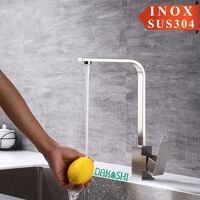 Vòi rửa chén inox Dakoshi D604