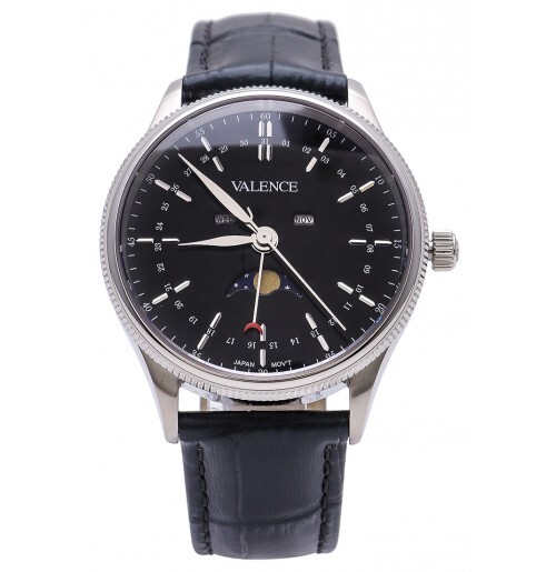Đồng Hồ Nam Dây Da Valence VC-067B (39mm) 