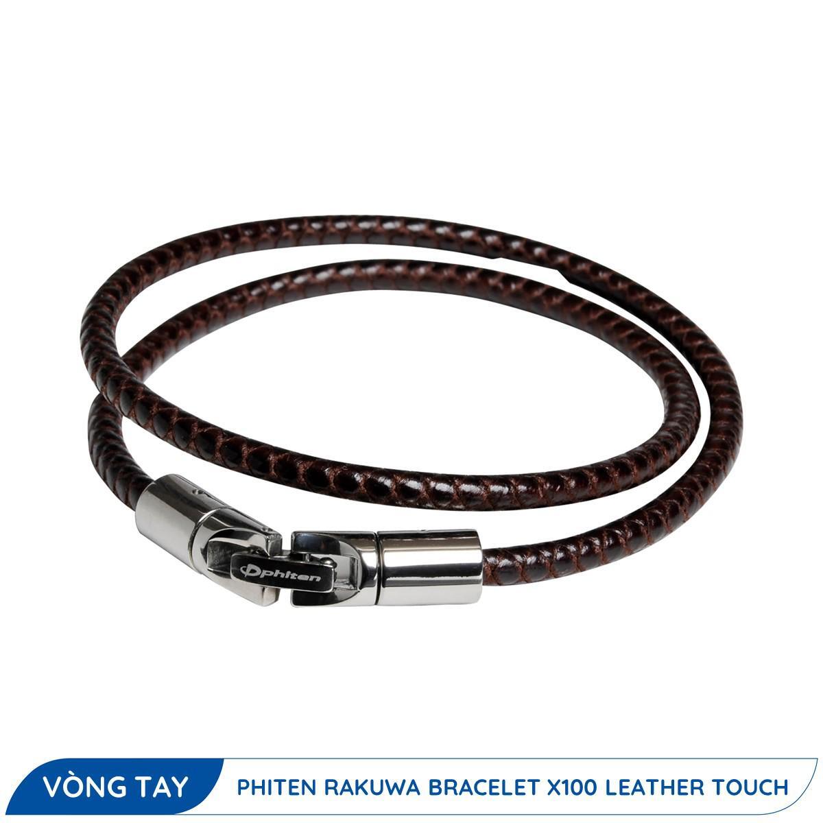 Vòng tay phiten rakuwa bracelet x100 leather touch mens TG415001 / TG415101