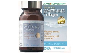 Viên uống trắng da trị nám Collagen Whitening Aishodo