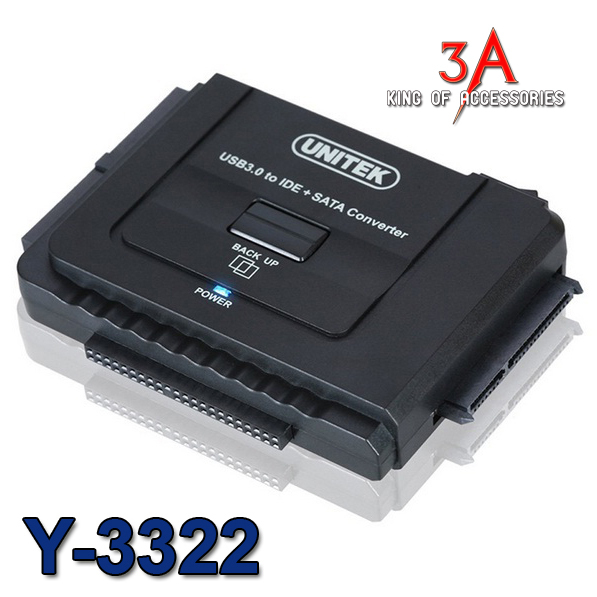 Bộ chuyển đổi IDE/SATA RA USB 3.0 UNITEK Y-3322 