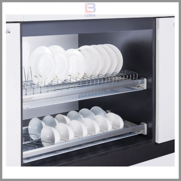 Giá bát đĩa cố định 2 tầng Garis BH04.800 