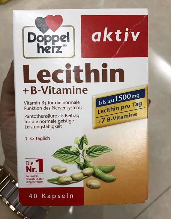 Tinh chất mầm đậu nành Lecithin Doppel herz 