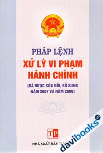 Pháp Lệnh Xử Lý Vi Phạm Hành Chính 