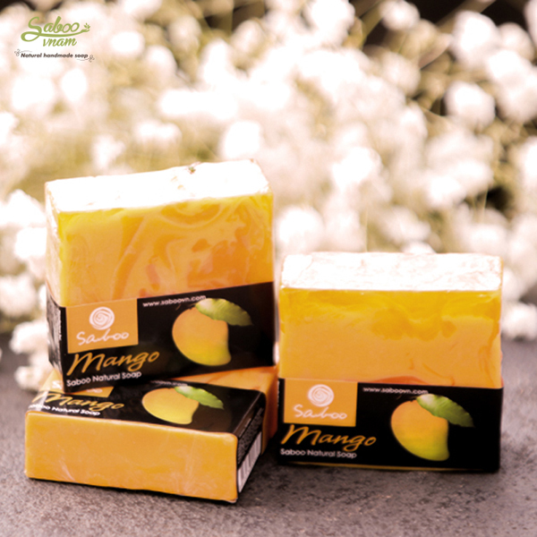 Xà bông hương xoài Saboo Natural Soap - Mango