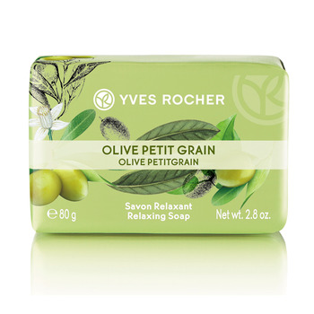 Xà phòng hương olive và tinh dầu chanh Yves Rocher Relaxing Soap Olive Petit Grain 80g