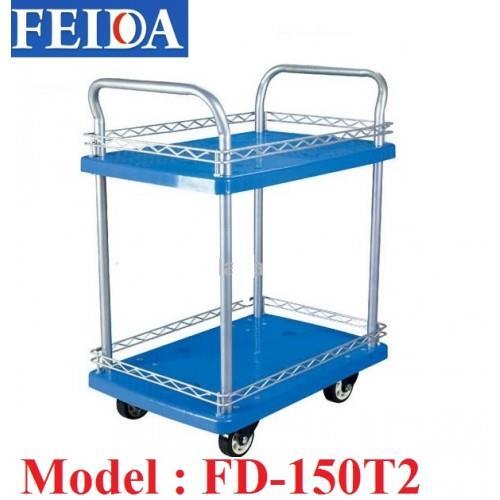 Xe đẩy hàng sàn nhựa FEIDA FD-150T2