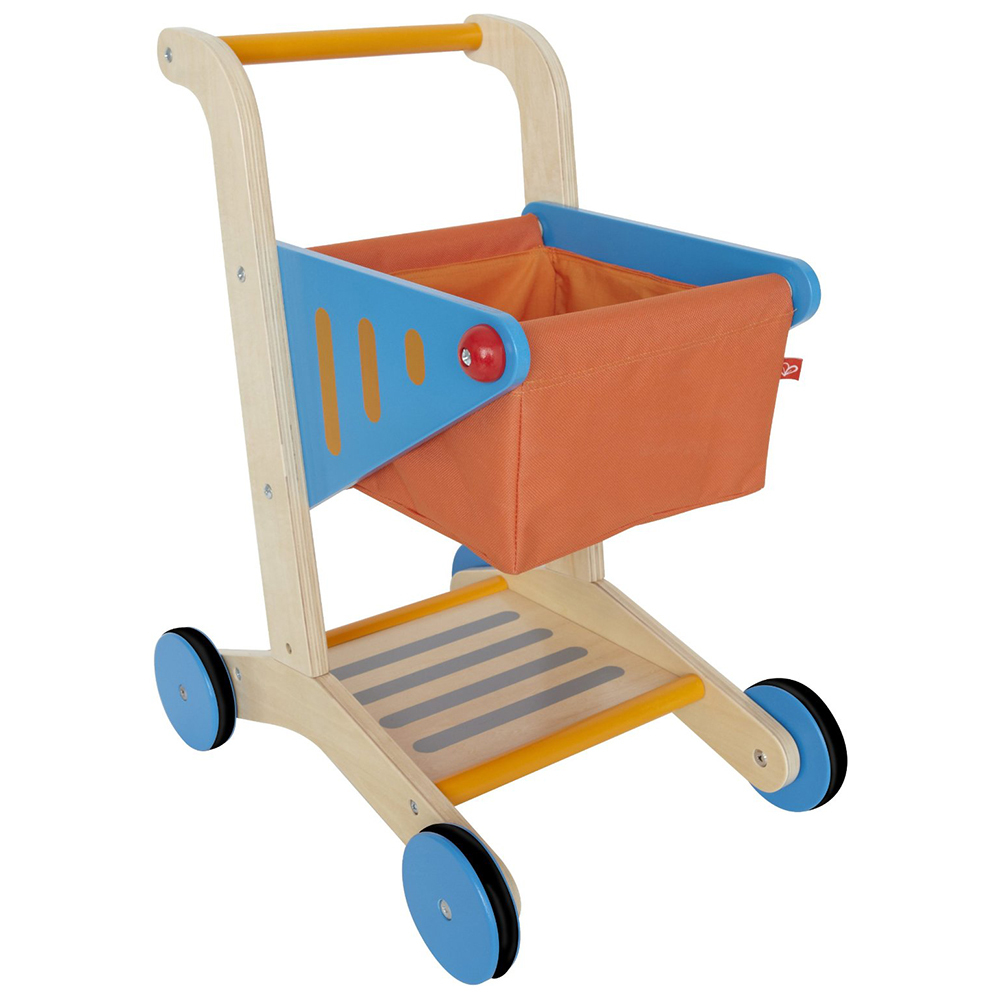Xe đẩy siêu thị bằng gỗ Hape Shopping Cart E3123A