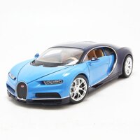 Xe mô hình Bugatti Chiron Blue 1:24 Welly