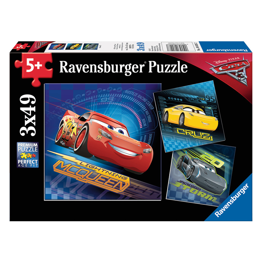 Xếp Hình Puzzle Dca Wt Cars 3 3 Bộ 49 Mảnh Ravensburger RV08026