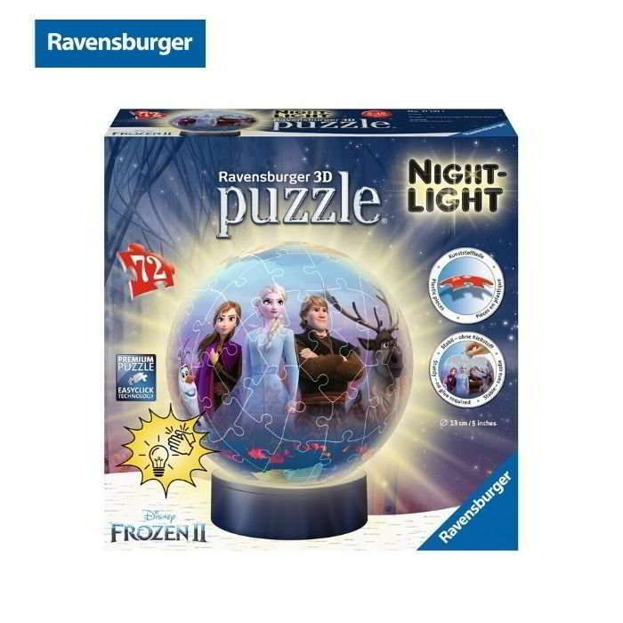 Xếp hình Ranvesburger Puzzle đèn ngủ Frozen 3D RV111411 - 72 mảnh