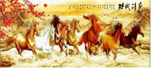 Tranh đính đá H006 - Mã đáo thành công