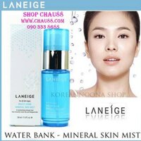 Xịt khoáng Laneíge Water Bank Mineral Skin Mist 30ml