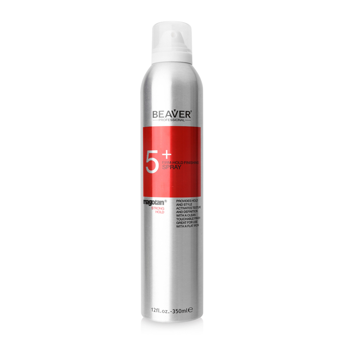 Xịt tạo kiểu tóc cứng Beaver Magotan 5+ Firm-Hold Finishing Spray 250ml