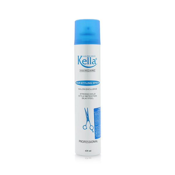 Xịt tạo kiểu tóc cứng Kella Strong Hold Hair Styling Spray 420ml
