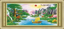Tranh gắn đá TDD-H748 - 1.6m