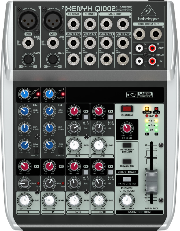 Mixer Behringer Xenyx Q1002USB 