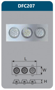 Đèn âm trần led chiếu điểm Duhal DFC207 