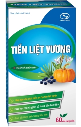 Thực phẩm chức năng giảm tiểu đêm, dịu tiền liệt tuyến Tiền liệt vương...