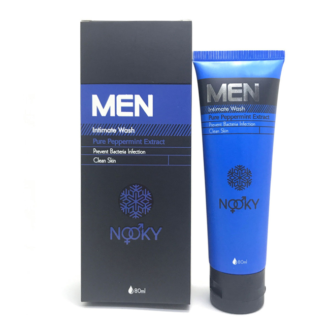 Tính chất vệ sinh vùng kín cho nam NOOKY bạc hà 80ml 