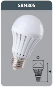 Bóng led khẩn cấp 5w Duhal SBN805 