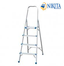 Thang nhôm tay vịn 4 bậc Nikita NKT-AL04 