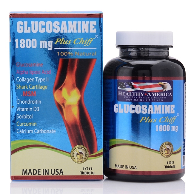 Thực phẩm chức năng hỗ trợ xương khớp Glucosamine Plus Chiff 1800mg ...