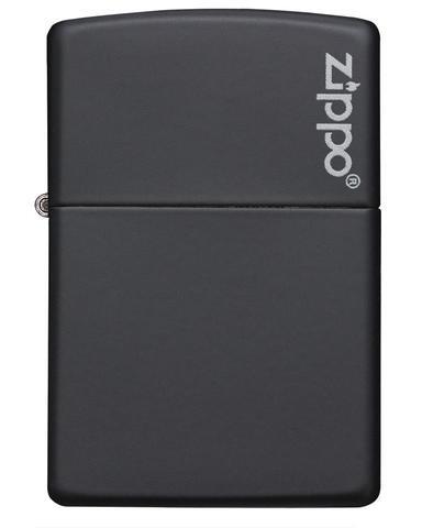 Bật lửa Zippo Black Matte with Zippo Logo