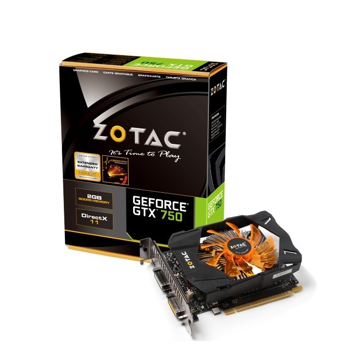 Card Đồ Họa Zotac GTX750-2GD5 - Geforce GTX750, 2Gb, DDR5, 128Bit