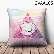 Gối vuông chim cú trắng thổ dân - GVAA105
