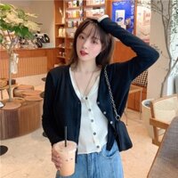 𝓵 𝓪̀ 𝓶 𝓸̛ 🌱  🍓Cardigan giả 2 lớp