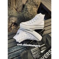 🥑 ( 𝙃𝙖̀𝙣𝙜 𝙍𝙚𝙖𝙡 ) Giày Conversse Chuck Taylor Lift Canvas Hi Top/Cao Cổ 🤙 ✋🏻