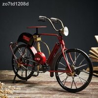 ∋ ☋ ❒ ❅ ✧ (Mới về)✁Mô hình xe đạp phỏng cũ đồ chơi trang trí cổ điển Anh những năm 80 hoài vật ký túc xá máy tính để bàn