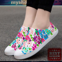 𝗠𝗬 𝗦𝗛𝗢𝗘𝗦 𝗠𝗬 𝗟𝗜𝗙𝗘 .̷ ̷  Giày nhựa nữ Ative đi mưa đi biển - Chất liệu EVA siêu nhẹ họa tiết nhiều màu lựa ch