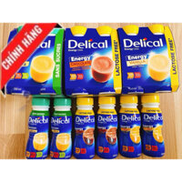 [𝗖𝗛𝗜́𝗡𝗛 𝗛𝗔̃𝗡𝗚 - 𝗥𝗘̉ 𝗩𝗢̂ Đ𝗜̣𝗖𝗛] 4 CHAI SỮA DINH DƯỠNG DELICAL 200ML VỊ CAFE - VANI -NẮP XANH