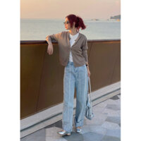 𝐁𝐚𝐬𝐢𝐜 𝐂𝐚𝐫𝐝𝐢𝐠𝐚𝐧 - Áo len cardigan basic, áo cardigan dài tay