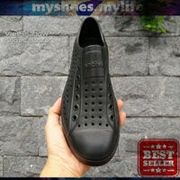 𝗠𝗬 𝗦𝗛𝗢𝗘𝗦 𝗠𝗬 𝗟𝗜𝗙𝗘 .̷ ̷  Giày nhựa đi mưa - Nhựa EVA siêu nhẹ không thấm nước - Màu đen full