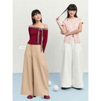 𝐎𝐫𝐢𝐚𝐧𝐧𝐚 𝐏𝐚𝐧𝐭𝐬 - Quần kaki dáng thụng ống rộng nhiennhienvintage BQ179