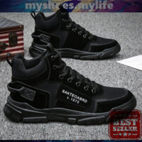 𝗠𝗬 𝗦𝗛𝗢𝗘𝗦 𝗠𝗬 𝗟𝗜𝗙𝗘 .̷ ̷    - H87 - Giày bốt nam mã 396 giày nam cổ cao chất da siêu đẹp, phong cách trẻ trung