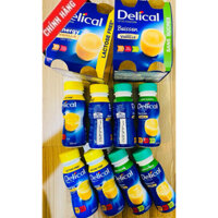 [𝗖𝗛𝗜́𝗡𝗛 𝗛𝗔̃𝗡𝗚 - 𝗥𝗘̉ 𝗩𝗢̂ Đ𝗜̣𝗖𝗛] 4 CHAI SỮA DINH DƯỠNG DELICAL 200ML VANI -NẮP XANH