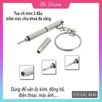 [𝗕𝗮́𝗻 𝘁𝗵𝗲𝗼 𝗰𝗮́𝗶 / 𝗰𝗼𝗺𝗯𝗼 𝟱𝗰] Tua vít mini 2 đầu kiêm móc chìa khoá đa năng - Tô vít vặn ốc kính, đồng hồ, điện thoại,...