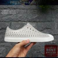 𝗠𝗬 𝗦𝗛𝗢𝗘𝗦 𝗠𝗬 𝗟𝗜𝗙𝗘 .̷ ̷  Giày nhựa đi mưa - Nhựa EVA siêu nhẹ không thấm nước - Màu ghi nhạt