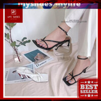 𝗠𝗬 𝗦𝗛𝗢𝗘𝗦 𝗠𝗬 𝗟𝗜𝗙𝗘 .̷ ̷  AMAZING SHOES - Guốc cao gót nữ thời trang kiểu sandal kẹp xỏ ngón 4 quai mảnh thon