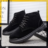ᵀᴴᴱ ˢᴴᴼᴱˢ ᴺᴱᵂ ⬥︎ Giày cổ cao nam da lộn đơn giản Basic - bốt da lộn không lỗi mốt