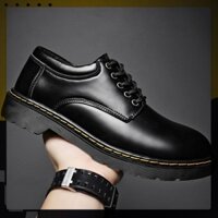 ᵀᴴᴱ ˢᴴᴼᴱˢ ᴺᴱᵂ ⬥︎ Giày đốc da bò nam đế kếp cao su cao cấp màu đen mẫu mới thời trang đi học đi chơi đi làm trẻ trung lịc