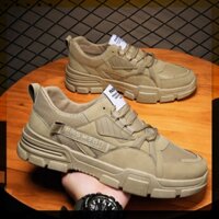 ᵀᴴᴱ ˢᴴᴼᴱˢ ᴺᴱᵂ ⬥︎ Giày nam, giày thể thao nam độn đế da lì phối chữ chống mài mòn, trơn trượt - 410 thời trang