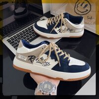 ᵀᴴᴱ ˢᴴᴼᴱˢ ᴺᴱᵂ ⬥︎ Giày Thể Thao Nam Sườn Phối Chữ Thắt Dây Thừng Siêu Đẹp mã H107 Thời Trang Dễ Phối Đồ